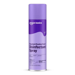 Amazon Basics Disinfectant Spray, Mountain Meadow, 19 OZ, Pack of 1 Amazon Basics Disinfectant Spray, Mountain Meadow, 19 OZ, Pack of 1
