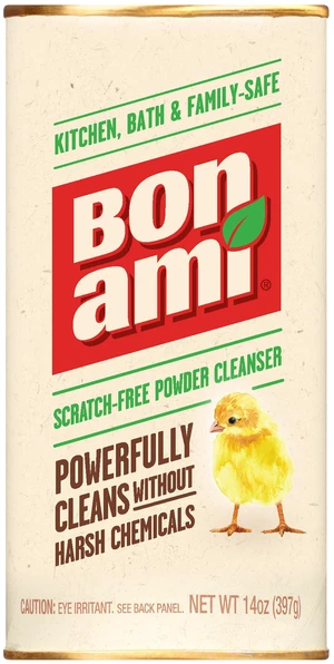 BON AMI Powder Cleanser for Kitchens & Bathrooms - All Types of Surfaces, Cleans Grime & Dirt, Polishes Surfaces, Absorbs Odors (Single 1 Pack)