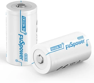 CR123A 3V Lithium Battery: High Capacity 123a Batteries 2 Pack - CR17345 Battery for Smoke Alarm Flashlight - Long Lasting Power for Doorlock Home Automation CR123A 3V Lithium Battery: High Capacity 123a Batteries 2 Pack - CR17345 Battery for Smoke Alarm Flashlight - Long Lasting Power for Doorlock Home Automation