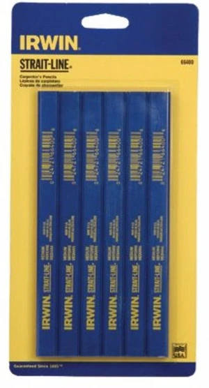 Irwin Tools IRWIN Carpenter Pencil, Medium Lead, 6-Piece (66400) Irwin Tools IRWIN Carpenter Pencil, Medium Lead, 6-Piece (66400)