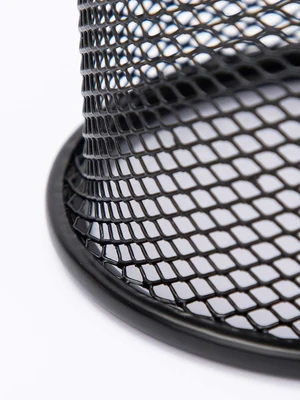 HSYMQ Black Pen Holder Cup for Desk, Pencil Cup Holder, Black Wire Mesh Pen Cup for Desk Office Pen Organizer HSYMQ Black Pen Holder Cup for Desk, Pencil Cup Holder, Black Wire Mesh Pen Cup for Desk Office Pen Organizer