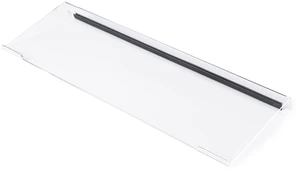 Clear Acrylic Tilted Computer Keyboard Holder for Ergonomic Typing Clear Acrylic Tilted Computer Keyboard Holder for Ergonomic Typing