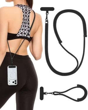 VVAAGG Cell Phone Lanyard for iPhone - Crossbody Phone Strap Black VVAAGG Cell Phone Lanyard for iPhone - Crossbody Phone Strap Black