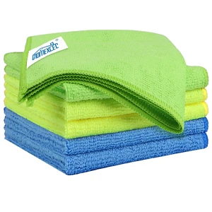 HOMEXCEL Microfiber Cleaning Cloth 6 Pack, 12.5 x 12.5 Inch Microfiber Towels for Cars, Ultra Absorbent Cleaning Rags, Lint Free Cleaning Towels for Household, Kitchen, Window, and Car, Multicolor