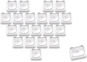 XVX Blank Transparent Keycaps, Sweet Heart PC Custom Keycap Set, Backlit Clear Candy Keyboard Keycaps Mao Profile for MX Switches Mechanical Keyboard (21pcs) XVX Blank Transparent Keycaps, Sweet Heart PC Custom Keycap Set, Backlit Clear Candy Keyboard Keycaps Mao Profile for MX Switches Mechanical Keyboard (21pcs)