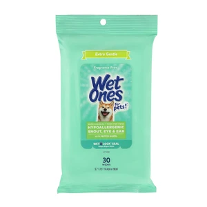 Wet Ones for Pets Extra Gentle Dog Wipes, Witch Hazel Scent, 30 Count Wet Ones for Pets Extra Gentle Dog Wipes, Witch Hazel Scent, 30 Count