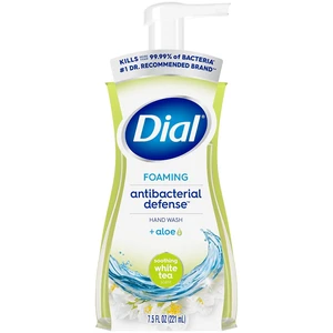 Dial Antibacterial Foaming Hand Wash, Soothing White Tea, 7.5 fl oz Dial Antibacterial Foaming Hand Wash, Soothing White Tea, 7.5 fl oz