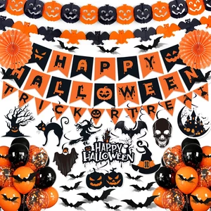 Halloween Party Decorations, 28Pcs Halloween Indoor Decorations Kit with Happy Halloweens Banner Pumpkin Bat Garland Hanging Swirl for Indoor Outdoor Home Wall Party Decor Halloween Party Decorations, 28Pcs Halloween Indoor Decorations Kit with Happy Halloweens Banner Pumpkin Bat Garland Hanging Swirl for Indoor Outdoor Home Wall Party Decor