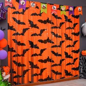 Mega-L Halloween Party Decorations, 2 Pack Halloween Party Photo Backdrop Mega-L Halloween Party Decorations, 2 Pack Halloween Party Photo Backdrop