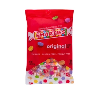 Smarties Candy Bulk Rolls Original Flavor - Vegan & Gluten Free Candy - Classic Sweetness From Family Owned Company Since 1949, Peanut Free & Dairy Free - Perfect Halloween Candy - 5oz Bag (Pack of 1) Smarties Candy Bulk Rolls Original Flavor - Vegan & Gluten Free Candy - Classic Sweetness From Family Owned Company Since 1949, Peanut Free & Dairy Free - Perfect Halloween Candy - 5oz Bag (Pack of 1)