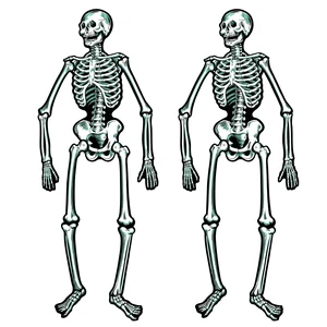 Beistle Jointed Skeletons, Cardstock Paper Halloween Decorations Beistle Jointed Skeletons, Cardstock Paper Halloween Decorations