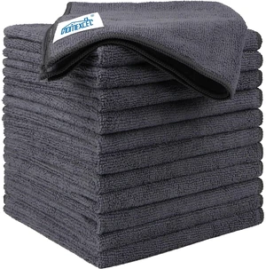 HOMEXCEL Microfiber Cleaning Cloth 12 Pack, 12.5 x 12.5 inch Microfiber Towels for Cars, Ultra Absorbent Washing Cloth, Lint Free Streak Free Cleaning Rags for Car, Kitchen, and Window (Grey) HOMEXCEL Microfiber Cleaning Cloth 12 Pack, 12.5 x 12.5 inch Microfiber Towels for Cars, Ultra Absorbent Washing Cloth, Lint Free Streak Free Cleaning Rags for Car, Kitchen, and Window (Grey)