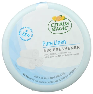 Citrus Magic Solid Air Fresheners, Pure Linen, 8 Ounce