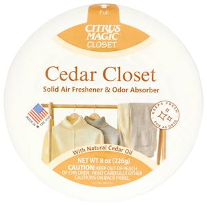 Citrus Magic Closet Solid Air Freshener, Cedar, 8 Ounce