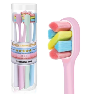 6 Count Extra Soft Toothbrushes | Periodontist-Designed Tapered Bristles for Sensitive Teeth and Receding Gums | Plaque Remover Toothbrushes in Bucket Packaging - Colors May Vary 6 Count Extra Soft Toothbrushes | Periodontist-Designed Tapered Bristles for Sensitive Teeth and Receding Gums | Plaque Remover Toothbrushes in Bucket Packaging - Colors May Vary
