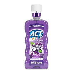 Kids Anticavity Fluoride Rinse Groovy Grape 16.9 fl. oz. Accurate Dosing Cup, Alcohol Free Kids Anticavity Fluoride Rinse Groovy Grape 16.9 fl. oz. Accurate Dosing Cup, Alcohol Free