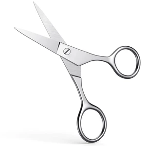 Nose Hair Scissors Eyebrow Scissors Sharp Tip Professional Grooming Scissors Stainless Steel Small Trimming Scissors for Eyelashes Mustache Facial Hair Sewing Embroidery Nose Hair Scissors Eyebrow Scissors Sharp Tip Professional Grooming Scissors Stainless Steel Small Trimming Scissors for Eyelashes Mustache Facial Hair Sewing Embroidery