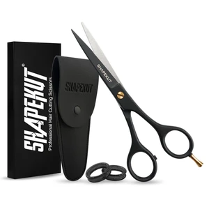 Hair Cutting Scissors 6.5 Inch, Professional Hair Shears, Haircut Scissors for Barber Salon High Carbon Stainless Steel Blades - Ergonomic for Men, Women & All Ages (Black, 6.5 inches) Hair Cutting Scissors 6.5 Inch, Professional Hair Shears, Haircut Scissors for Barber Salon High Carbon Stainless Steel Blades - Ergonomic for Men, Women & All Ages (Black, 6.5 inches)
