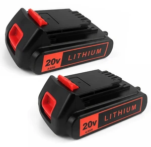 20V 4.0Ah Battery for Black and Decker Lithium-Max Tools 2-Pack High-Capacity Replacement Lithium-Ion Battery, Compatible with LBXR20 LBXR2020 LBX20 LBXR2520 LB2X4020 LB2XR20 20V 4.0Ah Battery for Black and Decker Lithium-Max Tools 2-Pack High-Capacity Replacement Lithium-Ion Battery, Compatible with LBXR20 LBXR2020 LBX20 LBXR2520 LB2X4020 LB2XR20
