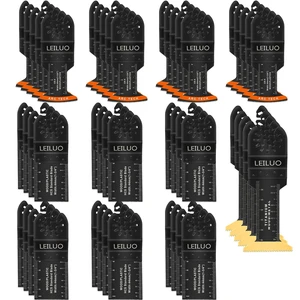 50Pcs Arc Edge Oscillating Tool Blades, Multitool Saw Blade Set Bag Arc Edge & Titanium Extra Long, Wood Metal Nails Cutting, Multi Tool Accessories, Fits DeWalt, Makita, Milwaukee & More 50Pcs Arc Edge Oscillating Tool Blades, Multitool Saw Blade Set Bag Arc Edge & Titanium Extra Long, Wood Metal Nails Cutting, Multi Tool Accessories, Fits DeWalt, Makita, Milwaukee & More