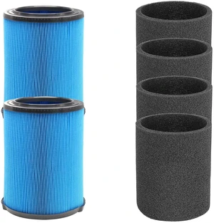 VF5000 Replacement Filter Fits for Ridgid Shop Vac 6-20 Gallon Vacs 3 Layer Vacuum Filter for Ridgid Shop Vac Wet Dry Vacuums, Fits for Husky 6-9 Gallon & Craftsman Vacs with Foam Sleeves VF5000 Replacement Filter Fits for Ridgid Shop Vac 6-20 Gallon Vacs 3 Layer Vacuum Filter for Ridgid Shop Vac Wet Dry Vacuums, Fits for Husky 6-9 Gallon & Craftsman Vacs with Foam Sleeves