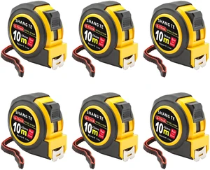 6 Pack Steel Measuring Tape, Tape Measure 33 ft, Measuring Tape Retractable, 33-Foot Basics Self-Locking Measurement Tape, Self Lock Auto Lock Tape Rule Imperial/Metric Tape Measure for Body 6 Pack Steel Measuring Tape, Tape Measure 33 ft, Measuring Tape Retractable, 33-Foot Basics Self-Locking Measurement Tape, Self Lock Auto Lock Tape Rule Imperial/Metric Tape Measure for Body