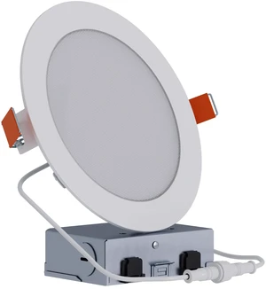 HLB Canless LED Recessed Lighting 6 inch 5CCT Lumen Select wafer light, IC-rated, AIR-TITE, wet rated for soffit /shower light, 800/1000/1200lm, 2700K-5000K, New Construction / Remodel HLB Canless LED Recessed Lighting 6 inch 5CCT Lumen Select wafer light, IC-rated, AIR-TITE, wet rated for soffit /shower light, 800/1000/1200lm, 2700K-5000K, New Construction / Remodel