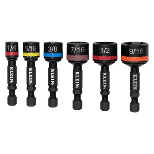 32926S 2-Inch Magnetic Power Nut Setters, Compact Impact Driver Set, Color-Coded, SAE, Impact-Rated, 6-Piece 32926S 2-Inch Magnetic Power Nut Setters, Compact Impact Driver Set, Color-Coded, SAE, Impact-Rated, 6-Piece