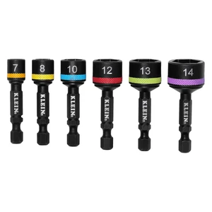 32926SM 2-Inch Magnetic Power Nut Setters, Compact Impact Driver Set, Color-Coded, Metric, Impact-Rated, 6-Piece 32926SM 2-Inch Magnetic Power Nut Setters, Compact Impact Driver Set, Color-Coded, Metric, Impact-Rated, 6-Piece