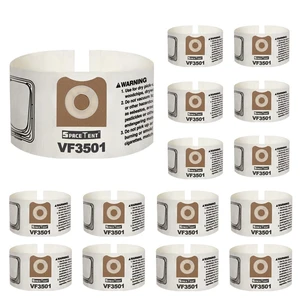 15 Pack VF3501 Size C High Efficiency Dust Filter Bags Fit Rigid 3, 4, 4.5 Gallon Wet/Dry Vacuums Models# WD4070 WD4080 WD4550, No Reduced Suction, Part # 23738 WS32045F 15 Pack VF3501 Size C High Efficiency Dust Filter Bags Fit Rigid 3, 4, 4.5 Gallon Wet/Dry Vacuums Models# WD4070 WD4080 WD4550, No Reduced Suction, Part # 23738 WS32045F