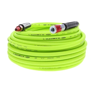 HFZ14100YW2-D Air Hose with ColorConnex Industrial 100 Feet | 1/4" Hose I.D. | Revolutionary Design | Lightweight and Heavy Duty | Pre-Sealed Threads HFZ14100YW2-D Air Hose with ColorConnex Industrial 100 Feet | 1/4" Hose I.D. | Revolutionary Design | Lightweight and Heavy Duty | Pre-Sealed Threads