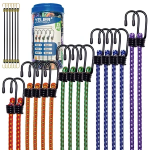 Bungee Cords with Hooks, Heavy Duty Assorted Set, 22PCS 12", 18", 24", 36",48", Small Bungee Cords, Tent, Truck, Outdoor (22, 10" 12" 18" 24" 36" 48") Bungee Cords with Hooks, Heavy Duty Assorted Set, 22PCS 12", 18", 24", 36",48", Small Bungee Cords, Tent, Truck, Outdoor (22, 10" 12" 18" 24" 36" 48")