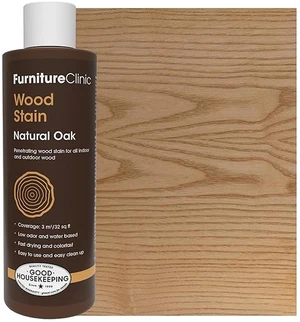 Wood Stain | Natural Oak | Water Based | Fast Drying, Low Odor, & Non-Toxic | for Indoor & Outdoor and More | Multiple Finishes | (8.5oz / 250ml) Wood Stain | Natural Oak | Water Based | Fast Drying, Low Odor, & Non-Toxic | for Indoor & Outdoor and More | Multiple Finishes | (8.5oz / 250ml)
