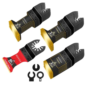 16PCS Titanium and Carbide Oscillating Tool Blades, Heary Duty for Hard Material,Professional Universal Oscillating Saw Blades Multitool Blades Kits for Metal Wood Dewalt Milwaukee Ryobi Fein 16PCS Titanium and Carbide Oscillating Tool Blades, Heary Duty for Hard Material,Professional Universal Oscillating Saw Blades Multitool Blades Kits for Metal Wood Dewalt Milwaukee Ryobi Fein