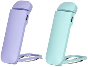 Book Reading Light, 2 Pack Rechargeable Clip on Booklight, Eye Caring 3 Color Temperatures & 5 Brightness Levels, Night Use for Bed, Long Lasting, Reading at Night in Bed, Purple+Light Blue Book Reading Light, 2 Pack Rechargeable Clip on Booklight, Eye Caring 3 Color Temperatures & 5 Brightness Levels, Night Use for Bed, Long Lasting, Reading at Night in Bed, Purple+Light Blue