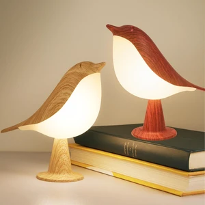 2 Cute Bird Lamps Combo,Small Bedside Lamps with 3 Color Temperature and Adjustable Brightness,Rechargeable Cordless Lamp for Bedroom Nightstand Bedside Table (Wood Tone + Red) 2 Cute Bird Lamps Combo,Small Bedside Lamps with 3 Color Temperature and Adjustable Brightness,Rechargeable Cordless Lamp for Bedroom Nightstand Bedside Table (Wood Tone + Red)