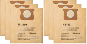 Filter Bag 19-3100,for 5-8 Gallon Wet/Dry Vacuum,Compatible with SL18115 SL18115P SL18116 SL18116P SL18117 SL18701P-10A SL18410P-5A SL18410-5B and Porter-Cable PCX18406-5B,(Pack of 6) Filter Bag 19-3100,for 5-8 Gallon Wet/Dry Vacuum,Compatible with SL18115 SL18115P SL18116 SL18116P SL18117 SL18701P-10A SL18410P-5A SL18410-5B and Porter-Cable PCX18406-5B,(Pack of 6)