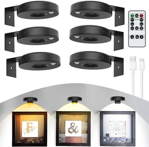 6Pack Wireless Picture Lights for Wall Rechargeable Battery Picture Frame Light with Remote LED Magnetic Art Display Light Dimmable&Timer Wall Sconce for Painting Poster Artwork Home Lighting Decor 6Pack Wireless Picture Lights for Wall Rechargeable Battery Picture Frame Light with Remote LED Magnetic Art Display Light Dimmable&Timer Wall Sconce for Painting Poster Artwork Home Lighting Decor