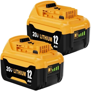 2Pack 12000mAh High Capacity DCB206 Replacement for Dewalt 20V Max Battery Compatible with Dewalt 20V Battery DCB200 DCB201 DCB203 DCB207 DCD/DCF/DCG Series Power Tools 2Pack 12000mAh High Capacity DCB206 Replacement for Dewalt 20V Max Battery Compatible with Dewalt 20V Battery DCB200 DCB201 DCB203 DCB207 DCD/DCF/DCG Series Power Tools