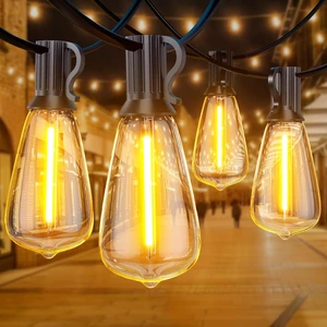 Outdoor String Lights, 25FT Shatterproof Patio Lights, IP65 Waterproof Dimmable Outside Hanging Light, Connectable LED Outdoor Lights for Backyard, Porch, Deck, Balcony, Garden, Home Decor Outdoor String Lights, 25FT Shatterproof Patio Lights, IP65 Waterproof Dimmable Outside Hanging Light, Connectable LED Outdoor Lights for Backyard, Porch, Deck, Balcony, Garden, Home Decor