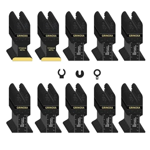 100PCS Multi Tool Blades, Multitool Blades for Wood Plastics Metal Cutting Universal Titanium Oscillating Tool Blades Multitool Quick Release Oscillating Saw Blades Fit for Dewalt Milwaukee Ryobi Fein 100PCS Multi Tool Blades, Multitool Blades for Wood Plastics Metal Cutting Universal Titanium Oscillating Tool Blades Multitool Quick Release Oscillating Saw Blades Fit for Dewalt Milwaukee Ryobi Fein