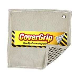 8 oz Canvas Safety Drop Cloth, 8' x 10', Off White 8 oz Canvas Safety Drop Cloth, 8' x 10', Off White