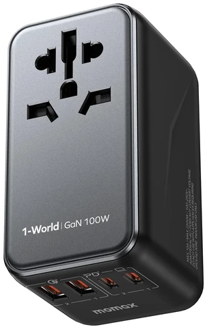 100W Universal Travel Adapter, 5-in-1 GaN International Power Adapter for Laptop, Phone, 2 USB-C PD & 2 USB-A QC Wall Charger, European Travel Plug Adapter for UK/US/AUS/JP, Travel Essentials 100W Universal Travel Adapter, 5-in-1 GaN International Power Adapter for Laptop, Phone, 2 USB-C PD & 2 USB-A QC Wall Charger, European Travel Plug Adapter for UK/US/AUS/JP, Travel Essentials