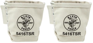 5416TSR Tool Bag, Bolt Bag with Bull Pin Loops and Drain Holes, Sturdy No. 4 Canvas, Tunnel Loop Connect, 5 x 9 x 10-Inch (Pack of 2) 5416TSR Tool Bag, Bolt Bag with Bull Pin Loops and Drain Holes, Sturdy No. 4 Canvas, Tunnel Loop Connect, 5 x 9 x 10-Inch (Pack of 2)