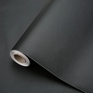 Black Contact Paper Peel and Stick Wallpaper for Cabinets 15.7"x236" Self-Adhesive and Removable Decorative Textured Contact Paper for Countertops,Shelve Wall Paper Easy to Clean Black Contact Paper Peel and Stick Wallpaper for Cabinets 15.7"x236" Self-Adhesive and Removable Decorative Textured Contact Paper for Countertops,Shelve Wall Paper Easy to Clean
