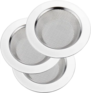 3 PCS Kitchen Sink Strainer Stainless Steel, Kitchen Sink Drain StrainerSink Strainers with Large Wide Rim 4.5" Diameter for Kitchen Sinks 3 PCS Kitchen Sink Strainer Stainless Steel, Kitchen Sink Drain StrainerSink Strainers with Large Wide Rim 4.5" Diameter for Kitchen Sinks