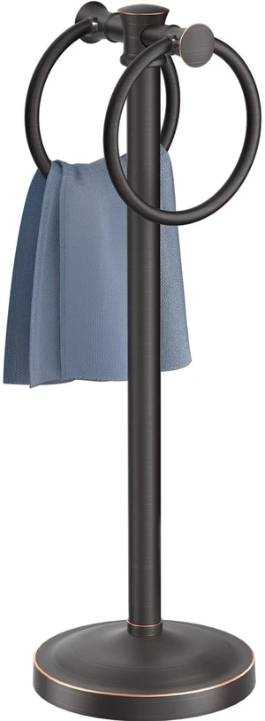 Hand Towel Holder Stand Bathroom Countertop Towel Bar Rack Bronze Oil Rubber Bronze, Freestanding, Free Standing Towel Ring Hanger for Vanity Counter Kitchen Accessories, Stainless Steel Hand Towel Holder Stand Bathroom Countertop Towel Bar Rack Bronze Oil Rubber Bronze, Freestanding, Free Standing Towel Ring Hanger for Vanity Counter Kitchen Accessories, Stainless Steel