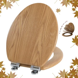 Slow Close Wood Toilet Seat, Quick-Release (Elongated, Original style) Elongated Toilet Seat with Quietly Close, Easy to Install also Easy to Clean Slow Close Wood Toilet Seat, Quick-Release (Elongated, Original style) Elongated Toilet Seat with Quietly Close, Easy to Install also Easy to Clean