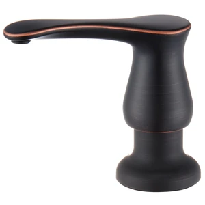 Kitchen Sink Soap Dispenser with 17 OZ Bottle - Oil Rubbed Bronze Bronze Soap Dispenser fot Kitchen Sink, Built in Soap Dispenser, Liquid Dispenser, Refill from The Top, G086ORB Kitchen Sink Soap Dispenser with 17 OZ Bottle - Oil Rubbed Bronze Bronze Soap Dispenser fot Kitchen Sink, Built in Soap Dispenser, Liquid Dispenser, Refill from The Top, G086ORB