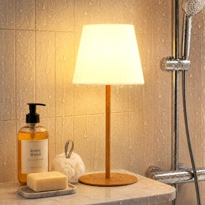 Shower Lamp Rechargeable Waterproof Lamp, Cordless Table Lamp for Bathroom IP54 Spa-Like Shower Light, 4000mAh Battery Powered, 3 Color Modes, Stepless Dimming and Memory, for Bathtub Outdoor (1Pack) Shower Lamp Rechargeable Waterproof Lamp, Cordless Table Lamp for Bathroom IP54 Spa-Like Shower Light, 4000mAh Battery Powered, 3 Color Modes, Stepless Dimming and Memory, for Bathtub Outdoor (1Pack)